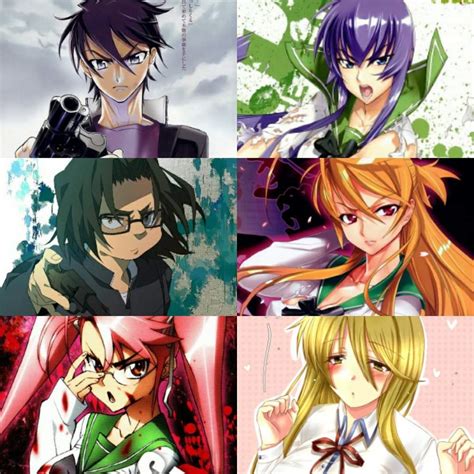 highschool of the dead characters|Highschool of the Dead .